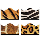Trend Enterprises 39" x 2.25" Scalloped Animal Prints Terrific Trimmer Multicolour, 2 Pack (T-92917)-Animal printed borders look real and add a naturalistic look to the displays