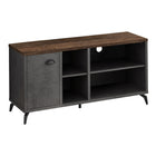 Monarch Specialties 2830 Tv Stand - 48"L/Grey Concrete/Medium Brown Reclaimed-Industrial-style 48-inch TV stand with storage accommodates most TVs and is a great choice for a family room, living room, or bedroom