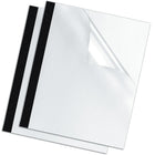 Fellowes Thermal Presentation Covers, 1/8", Black, 20 Pack  (5222702)-Cover protects documents from spills and tears