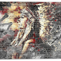 Designart Native Street Art Canvas Artwork, (PT3638-30-30)-Print