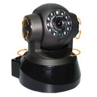 SeqCam Pan&Tilt IP Camera, 6" x 10" x 6", Black-M-JPEG video compression for transmission