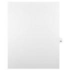 Mark Maker Legal Exhibit Index Tab White Single Tabs, 1/25th Cut, Letter Size, No Holes, Number 165, 25 Pack-White Single Tabs, 1/25th Cut
