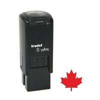 Trodat S-Printy ''Maple Leaf Impression'' Red Ink Self-Inking Mini Stamp 4921-High-quality stamps with nontoxic, water-based ink