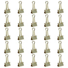 JAM Paper Coloured Binder Clips, Small, 19mm, Gold Binderclips, 25 Pack (334BCGO)-5