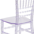 Flash Furniture Kids Crystal Transparent Chiavari Chair - 10 Pack-Lightweight Design