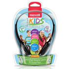 Maxell Action Kids Headphones with Microphone (KFIT-HP)-IPX2 standard resists sweat and protects against moisture damage