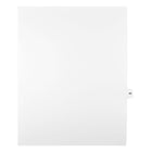 Mark Maker Legal Exhibit Index Tab White Single Tabs, 1/15th Cut, Letter Size, No Holes, Number 40, 25 Pack-White Single Tabs, 1/15th Cut