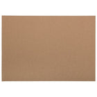 JAM Paper Blank Foldover Cards, A7 size, 5 x 6.63, 60lb Brown Kraft Paper Bag Recycled, 50 Pack (530910832g)-Card design: Plain