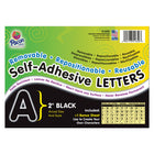 Pacon Self-adhesive Letter, Black, 2", 318 Pack (PAC51650)-Size: 2"