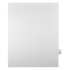Mark Maker Legal Tabs - Letter Size - White - 1/25th cut - 25 tabs per package - 5 packages Pack - Number 45-White Single Tabs
