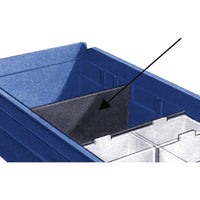 Shelf Bins, Bin Dividers, 4.125", Cb861, 50 Pack-Qty/Pk - 50