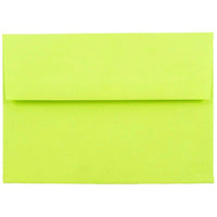 JAM Paper A6 Invitation Envelopes, 4.75 x 6.5, Brite Hue Ultra Lime Green, 1000 Pack (52610B)-Ultra lime green