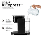 Keurig K-Express Single Serve K-Cup Pod Coffee Maker - With A Removable Reservoir And Strong Button Function - Black-8