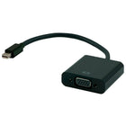 Staples 6" Mini DisplayPort to VGA Adapter, Black-Connects your Mini DisplayPort equipped devices (laptop or computer) to your existing VGA ports (monitor or projector)