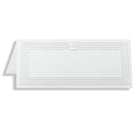 St. James Place Cards - 1-3/4 x 4-1/4" - White - Laser/Inkjet Printable - Capital Emboss - 60 Pack-Place Cards are an elegant welcome to your guests and a discreet way to arrange seating