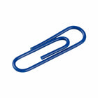 JAM Paper Colored Standard 1" Paper Clips - Dark Blue - 2 Packs of 100-These colorful paperclips are great for organizing papers at home, school, or the office