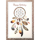 MillBrook Studio Greeting Cards/Envelopes - 5-3/8" W x 7-3/4" H - Multi Feathers - 18 Pack-Card shop quality greeting cards