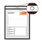 QuickFit Standard 9" x 12" Shop Ticket Holders, Black, 5 Pack-Letter Size 9" x 12"