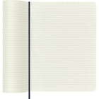 Moleskine Classic Notebook - Extra Large - Ruled - Soft Cover - 7.5" x 10" - Sapphire Blue-Acid-free ivory paper