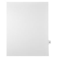 Mark Maker Legal Tabs - Letter Size - White - 1/15th cut - 25 tabs per package - 5 packages Pack - Number 177-White Single Tabs