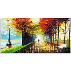 Design Art Walk On Forest Landscape Canvas Wall Art, (PT2027-32X16)-Print