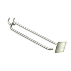 Azar Displays 8" x 0.187" Metal Scan Hooks, 50 Pack-Galvanized metal
