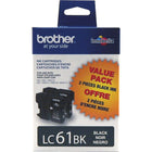 Brother LC61 Innobella Black Ink Cartridges, 2 Pack-Includes 2 cartridges of black printer ink