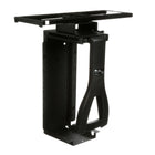 3M Under Desk CPU Holder - Black - 14 4/5"W x 8 1/4"D x 20"H-360 degree swivel ensures easy access to cables and ports at back of CPU
