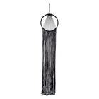 Truu Design Black Modern Dream Catcher, 12.5 x 66 Inches, Black-Measures 12.5” in width and 66” in height