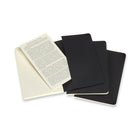 Moleskine Cahier Dotted Soft Cover Journal with Pocket, Black, 3.5" x 5.5"-Soft Cover