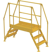 Vestil Crossover Ladder, Platform Height: 30", Overall Span: 78-1/2" (COL-3-26-33)-Overall Span: 78-1/2"