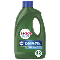 Cascade Complete Gel Dishwasher Detergent Fresh Scent - 60oz-Product Type: Dishwasher Detergent