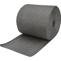 Zenith Safety Fine Fibre Sorbent Rolls - Industrial Grade - Universal, Mediumweight, 150' L x 15" W, 25 Gal. Absorbancy-Absorbency/Pkg. 25 gal.