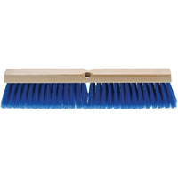 Push Broom Head, 24"-Synthetic fibre helps pick up fine dust and dirt particles on smooth floor surfaces