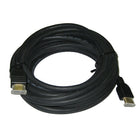 Electronic Master 25' Male to Male HDMI Cable, 1.6" x 6.7" x 7.5", Black-Full HD 1080p and beyond