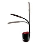 DAC MP-329 Dimmable LED Desk Lamp with Separable Swirl Organizer, Black-Separable pencil holder helps keep your desk tidy