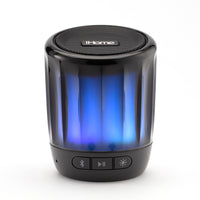 iHome iBT810BC PLAYGLOW MINI Rechargeable Colour Changing Bluetooth Speaker - Black-Bluetooth Audio, wireless audio streaming