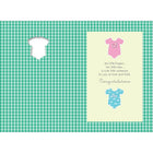 Rosedale 5-1/2" x 8" A Shower Of Good Wishes For You And Your Baby Greeting Cards And Envelopes, 12 Pack (15502)-Card shop quality greeting cards