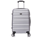 TOSCANO MAGNIFICA 30" Hardside Large Luggage - Titanium Silver-Designed in Italy