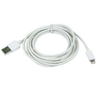 Exian Lightning USB Thick Cable, 1m, White, 3 Pack-Use it for efficient syncing or charging