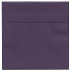 JAM Paper 6 x 6 Square Envelopes, Dark Purple, 50 Pack (563912522I)-Purple dark base square envelope