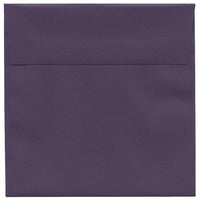 JAM Paper 6 x 6 Square Envelopes, Dark Purple, 50 Pack (563912522I)-Purple dark base square envelope