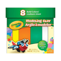 Crayola Bold Colours Modeling Clay, 3/Pack (BIN570315)-Shape, build and sculpt! Crayola modeling clay is great for creating colourful, art forms and figures.