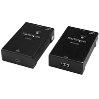 StarTech 1-Port USB 2.0-Over-Cat5-or-Cat6 Extender Kit, 165 ft (USB2001EXTV)-Place your USB device exactly where you need it, with this cost-effective USB-to-Ethernet extender