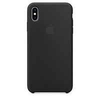 Apple Silicone Case for iPhone XS Max - Black-iPhone XS
