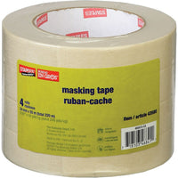 Staples Masking Tape - 24mm x 55m - 4 Pack-4 pack of Staples masking tape provides ample supply for all your general use needs