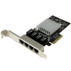 StarTech 4-Port Gigabit Ethernet Network Card, PCI Express, Intel I350 NIC (ST4000SPEXI)-Add four 10/100/1000 RJ-45 Ethernet ports to a client, server or desktop through one PCIe slot