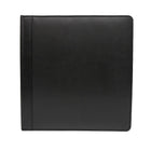 Ashlin Leopoldo Executive Elegant 3 Ring Binder, 3", Black-Individual Card Pockets - 4