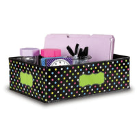 Teacher Created Resources Chalkboard Brights Storage Bins, Medium  (TCR20765)-Store books, folders and supplies