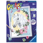 Ravensburger CreArt Unicorn Portrait Painting by Numbers Series D-Artistic Development: Painting by number helps develop children's skills, providing practice with color identification, brush control, dexterity, and focus. 